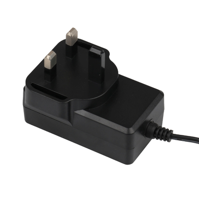 एसी डीसी एडाप्टर 24v आउटपुट IEC61558 एयर प्यूरीफायर के लिए ब्रिटिश प्लग के साथ प्रमाणित है